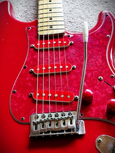 Fender stratocaster feuerrot - fender,