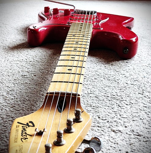 Fender stratocaster feuerrot - fender,