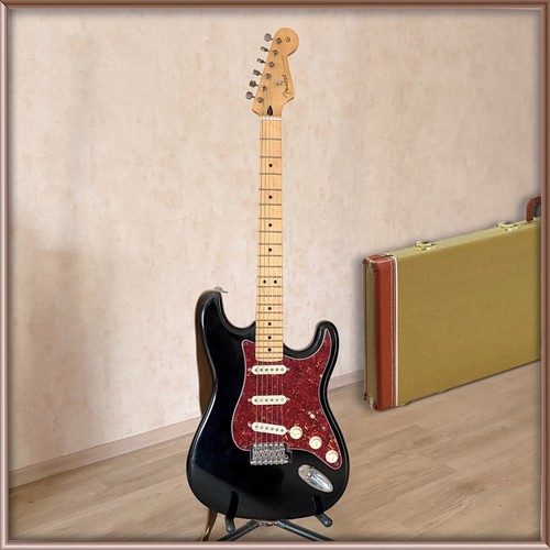 Fender stratocaster black - black, |